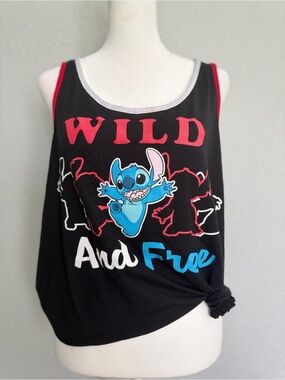 Disney 'Wild and Free' Stitch Graphic Tank Top